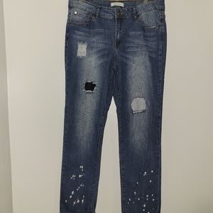 Adam Levine Distressed Jeans